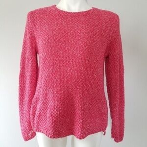 Women’s fuchsia/deep coral Talbots 1X petite thick and soft sweater W1